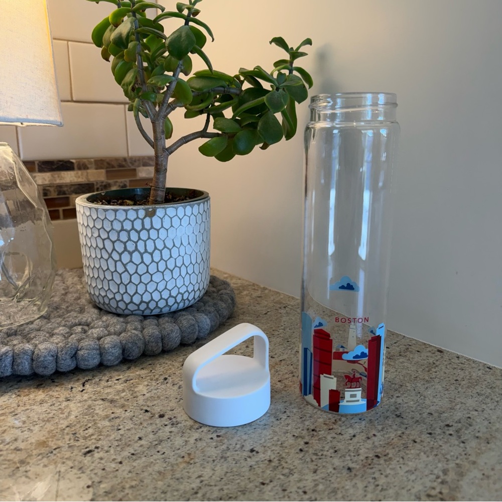 Starbucks Glass Water Bottle Boston - Picture 3 of 5